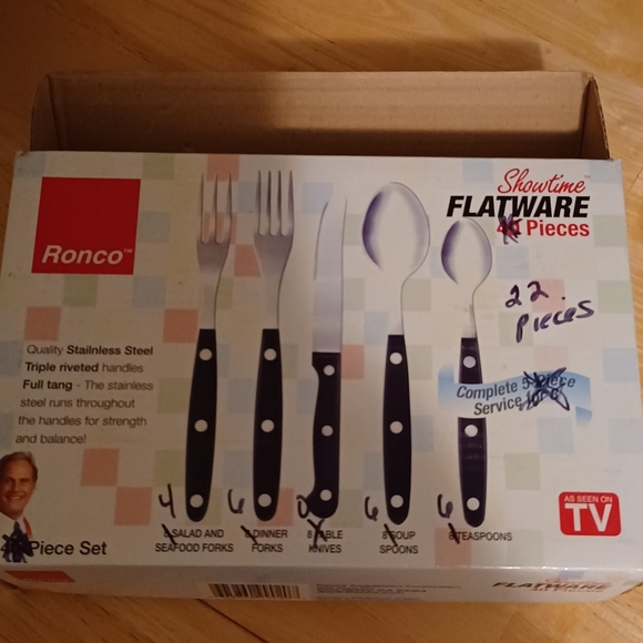 ronco Other - GIFTED!!! Ronco Showtime Flatware